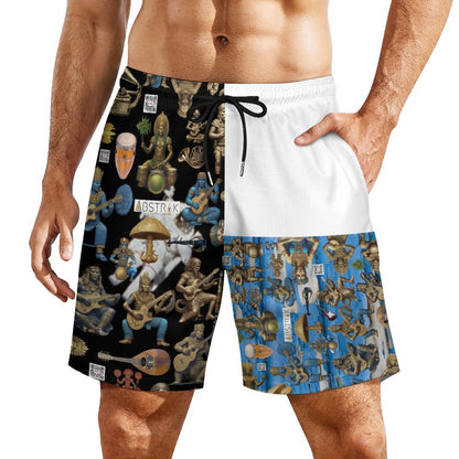 Men's Hawaiian shorts with 4 Pockets