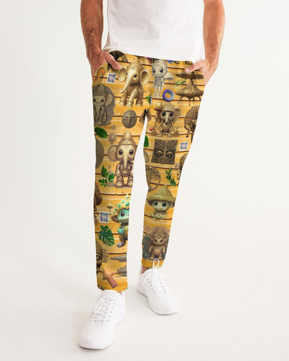 Elephant Collection Men's All-Over Print Joggers