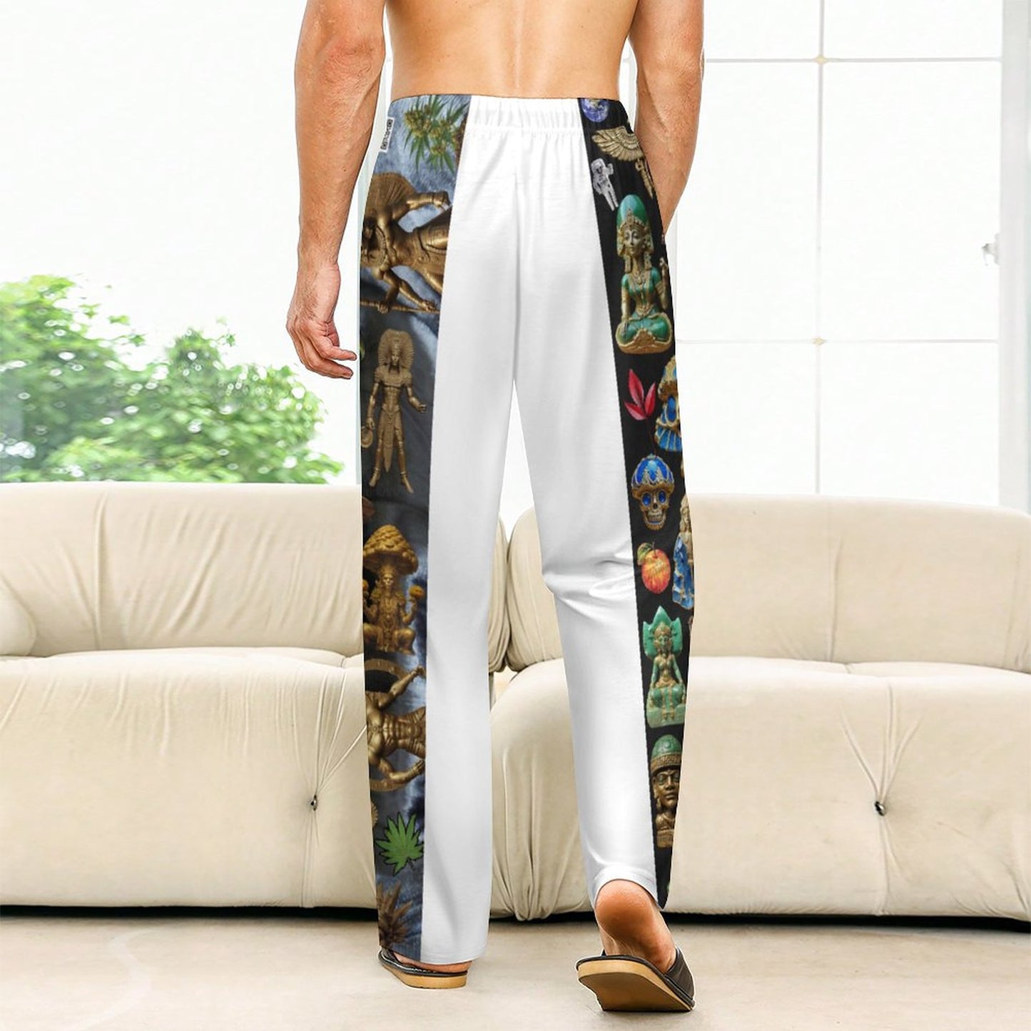 Men's Home Pajamas Pants EEP (All-Over Printing)