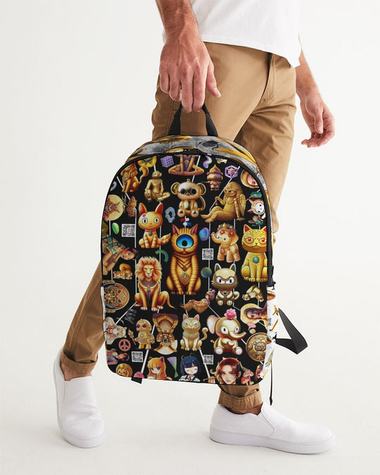 Planes Abstrak Large Backpack