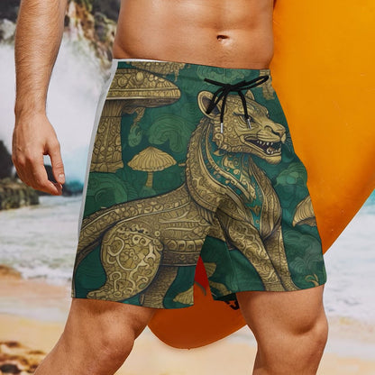 Men's Beach Shorts with 4 Pockets