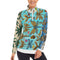 1/4 Zipper Long Sleeve Zip Gym Top DS007 (All-Over Printing)