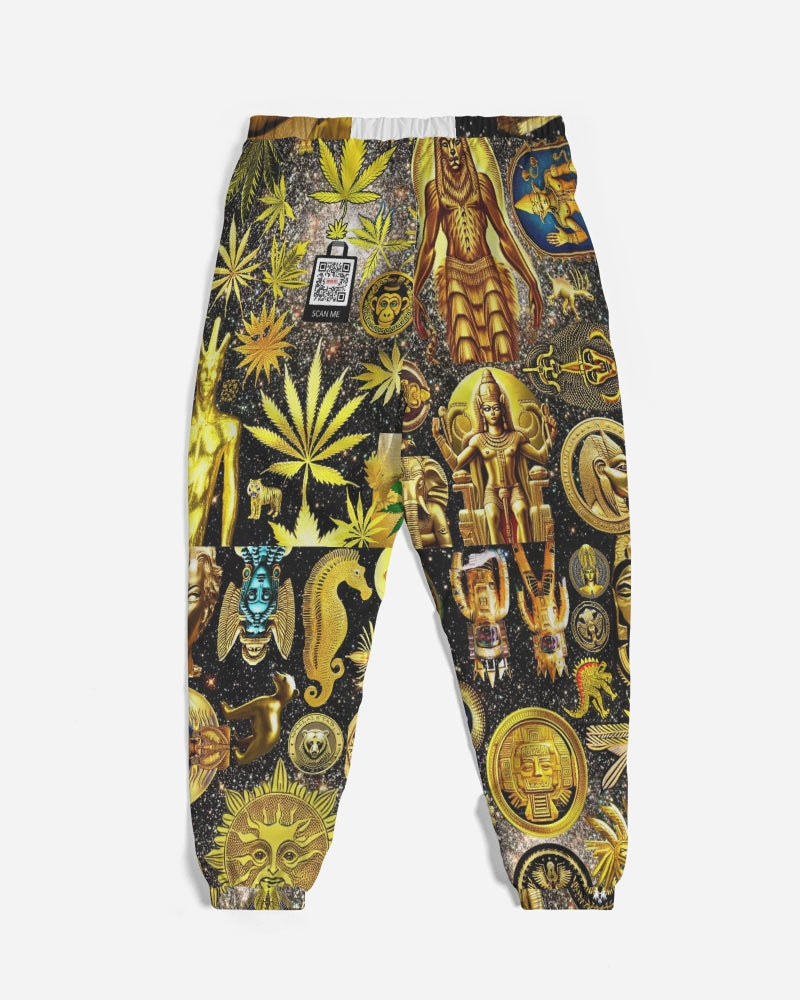 Ancient Abstrak Men's All-Over Print Track Pants