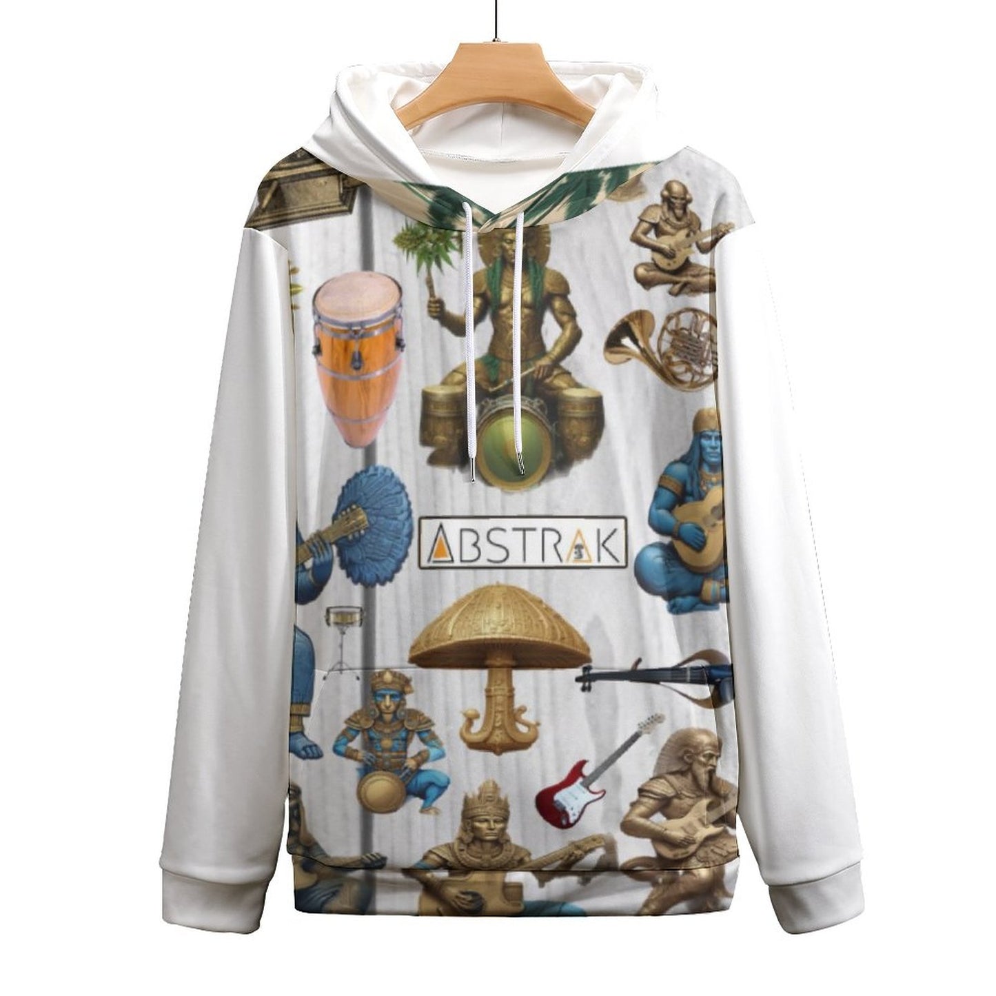 230gsm Men's Cool Hoodie with Double-layer Cap (All-Over Printing)