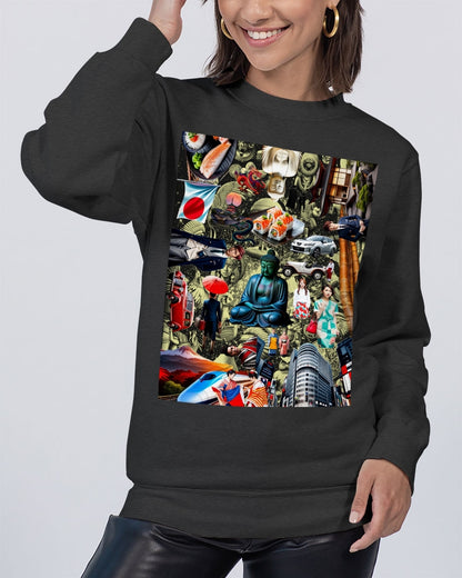 Trendy Abstrak Pattern Unisex Premium Crewneck Sweatshirt | Lane Seven