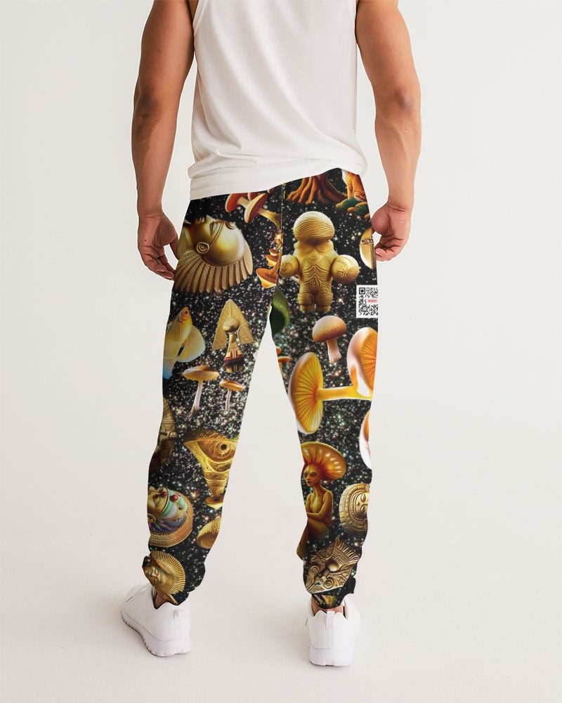 Illustration Abstrak Men's All-Over Print Track Pants