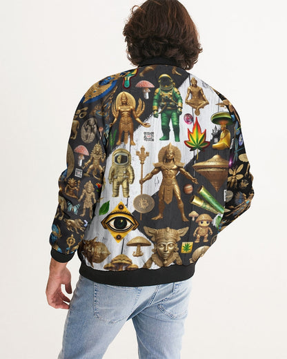 Abstraknyc Men's All-Over Print Bomber Jacket