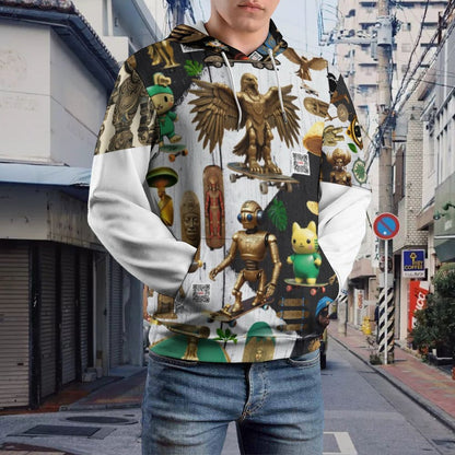 230gsm Printed Hoodie for Men (All-Over Printing)