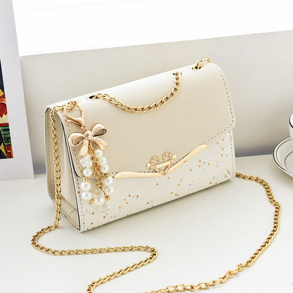 New Women's Bag Single Shoulder Crossbody Bag Sequin Fashion Bag Korean Edition Women's Shoulder Bag Mobile Bag Wallet Trend