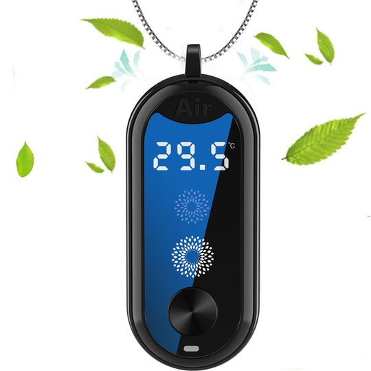 PC Air Freshener Digital Display Anion Odor Remover