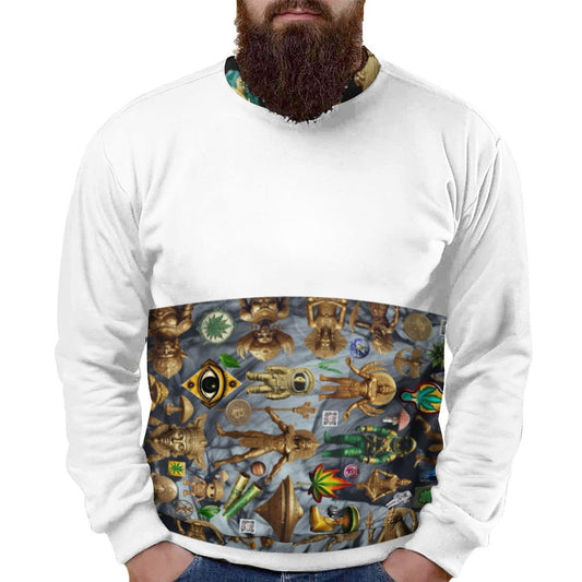 250gsm Round Neck Men's Sweatshirt 4T35 (All-Over Printing)