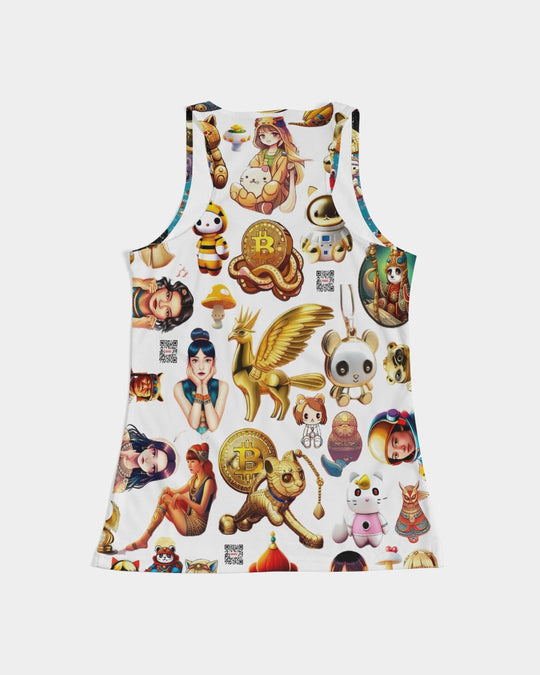 Womens Abstrak Women's All-Over Print Tank