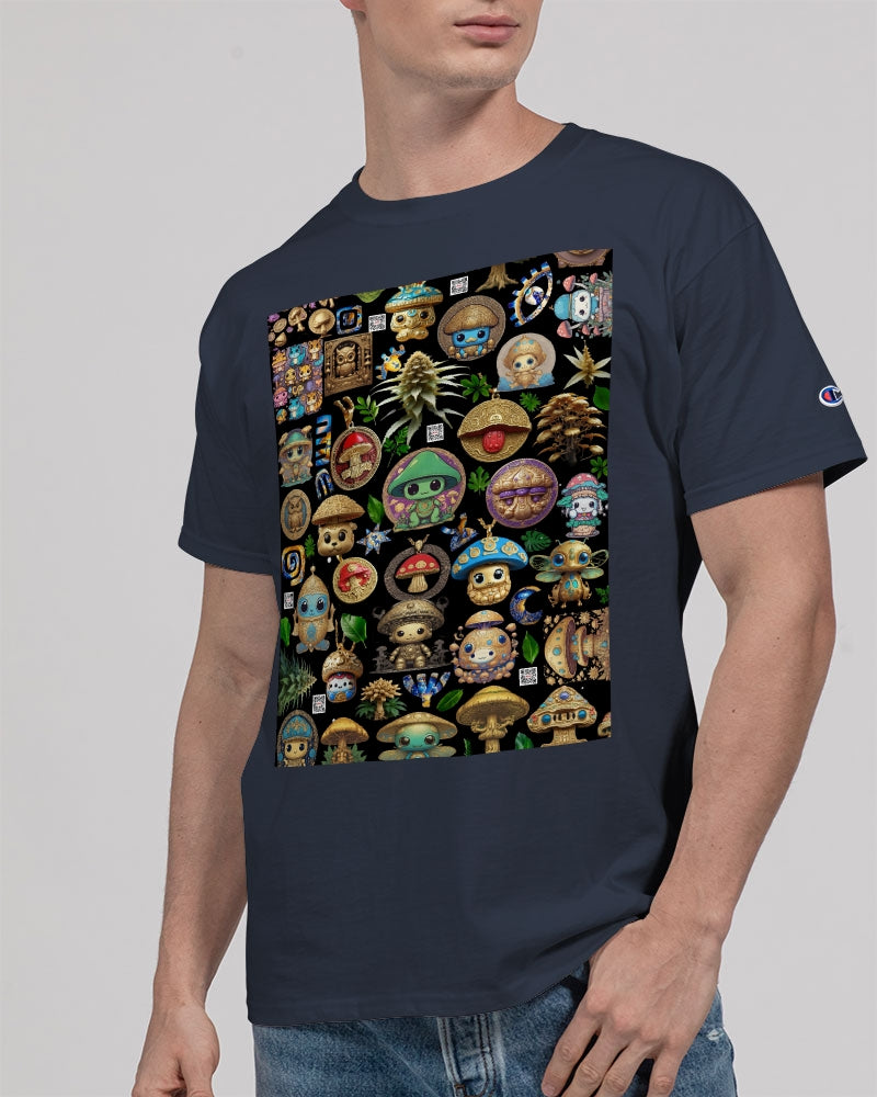 Mushroom Abstak Collection Unisex Tee | Champion