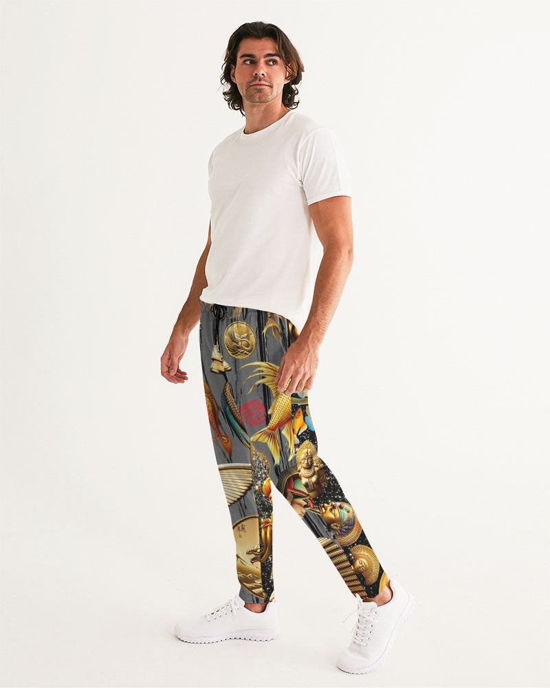 Illustration Abstrak Men's All-Over Print Joggers