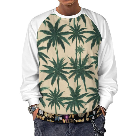 280gsm Men's Crewneck Sweatshirt Raglan A27H (All-Over Printing)