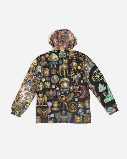 Elephant Collection Men's All-Over Print Windbreaker