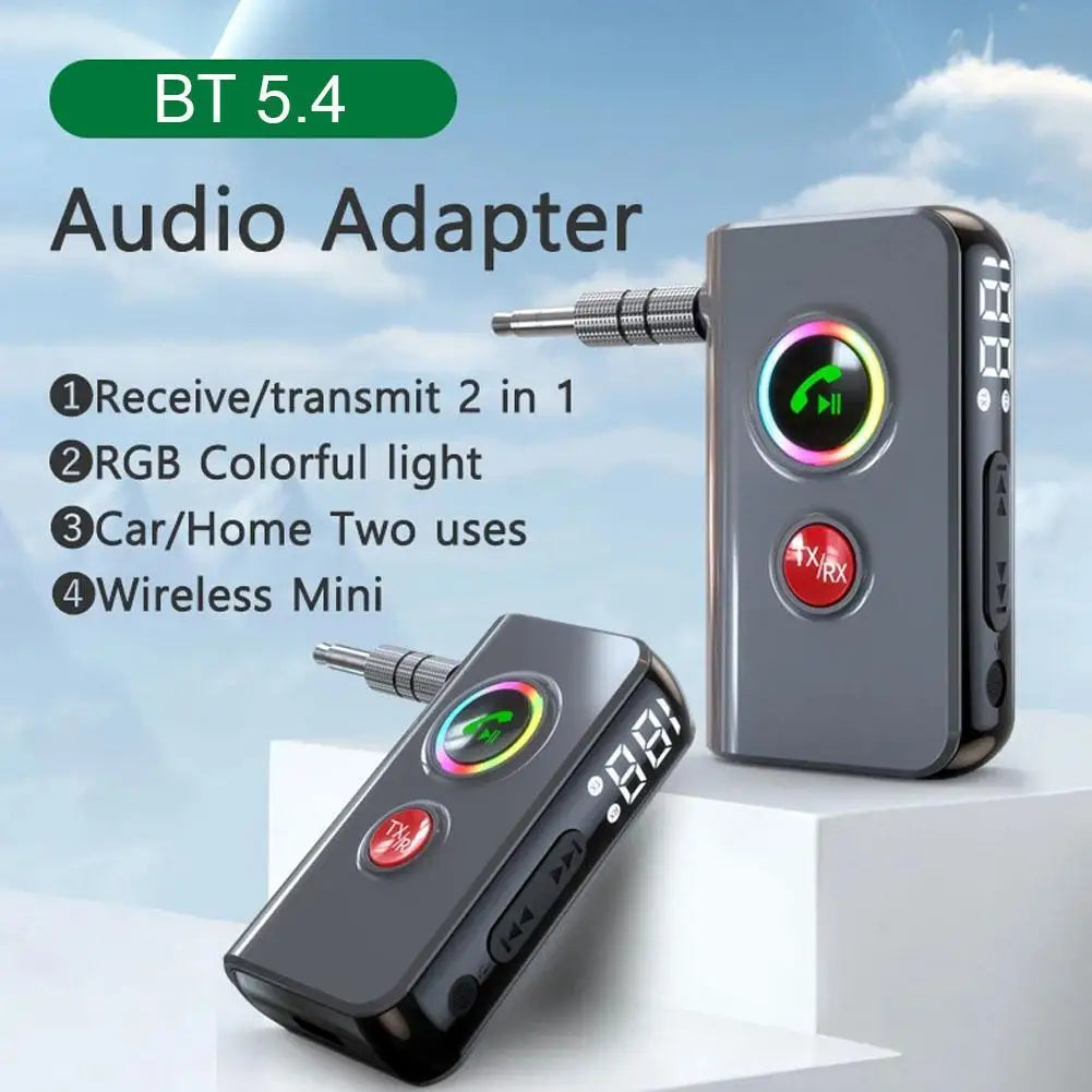 Bluetooth 5.4 Adapter Bluetooth Audio Receiving And Transmitting 2-in-1 Music Receiver Bluetooth BT-106 Bluetooth 5.4 Adapter