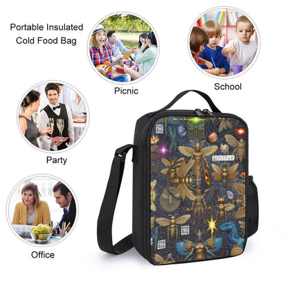 Insulated Lunch Bag with 600D Polyester