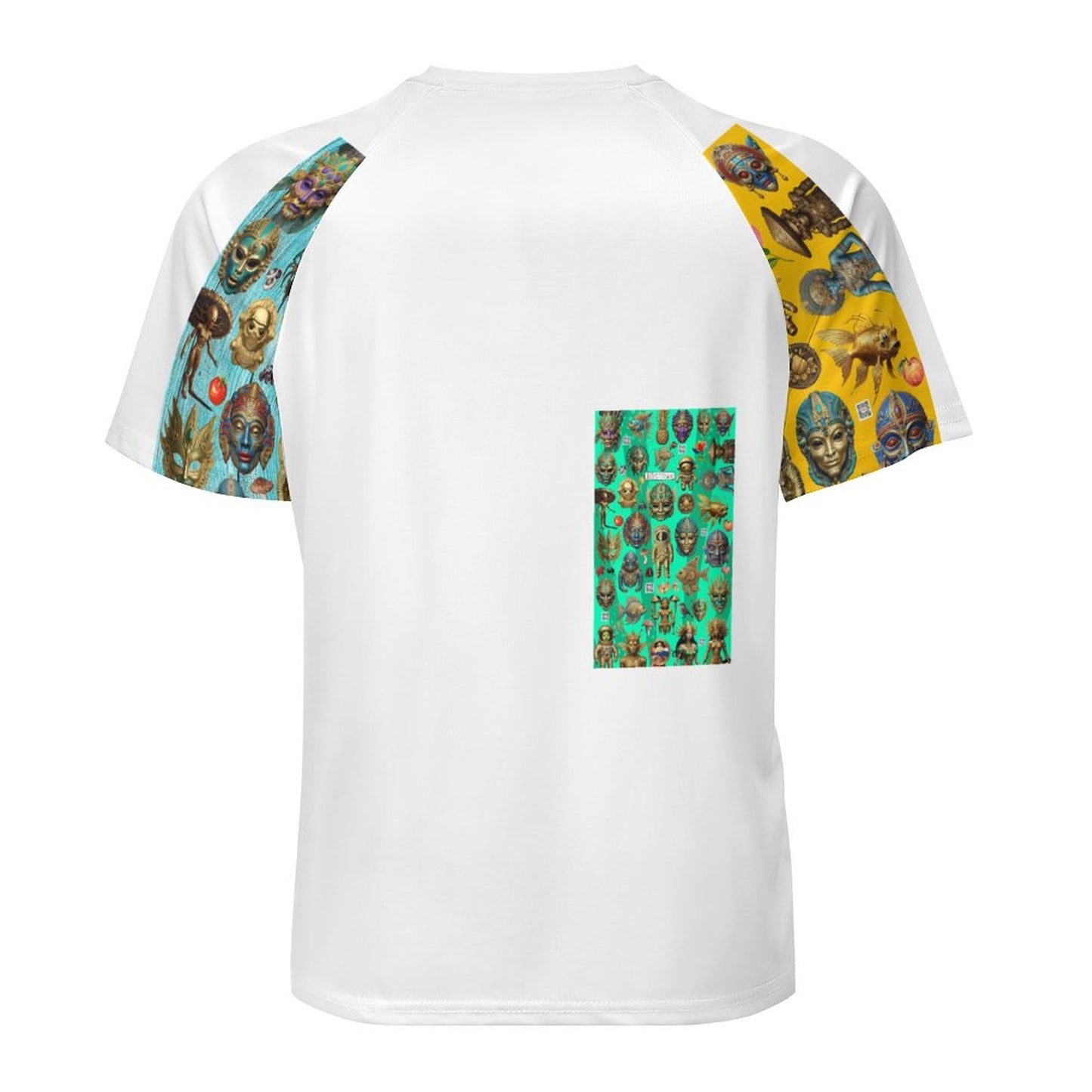 Short Sleeve Men's Raglan T-shirt DT36 (All-Over Printing)