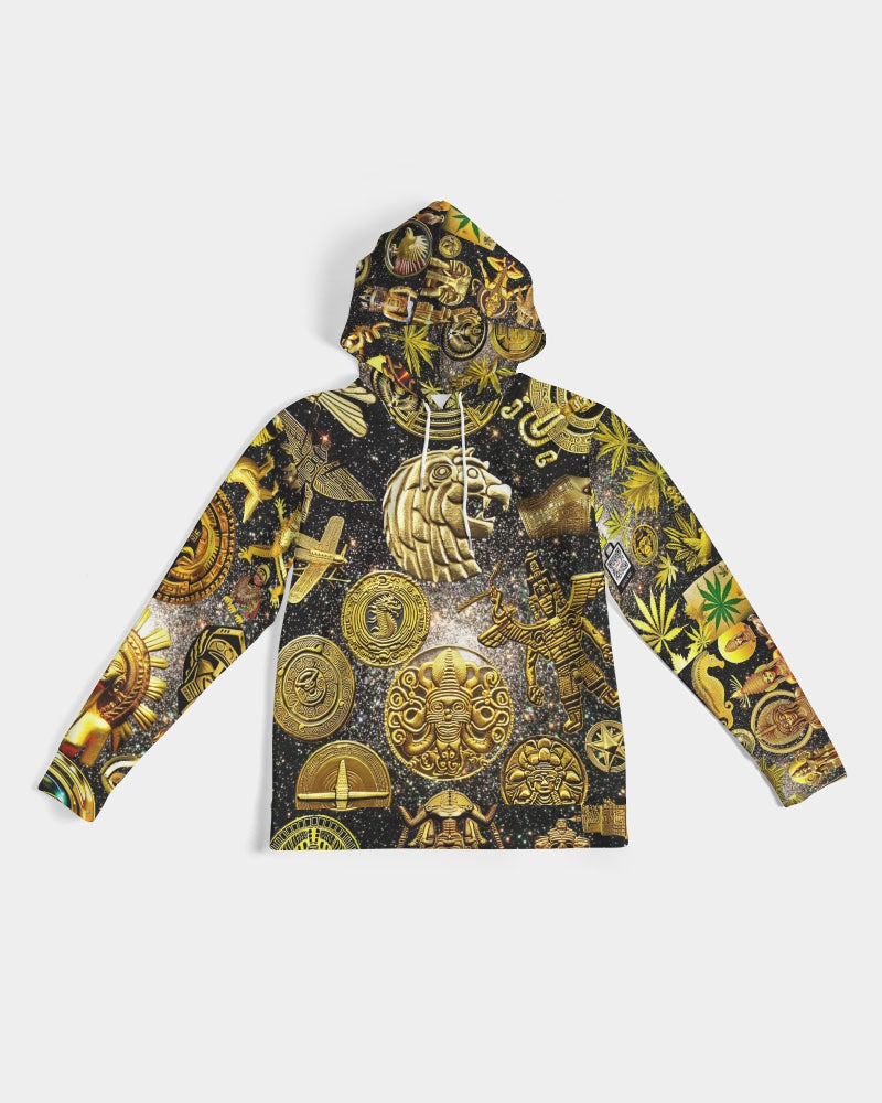 Ancient Abstrak Men's All-Over Print Hoodie