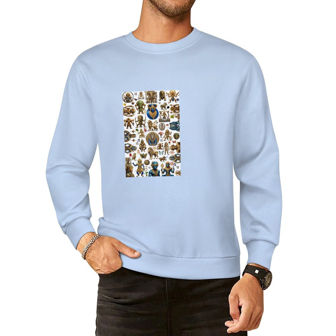 DTF 250gsm Cotton Men's Sweatshirt (Front Printing)