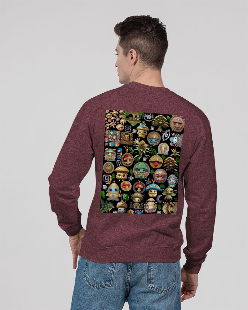 Mushroom Abstak Collection Unisex Sweatshirt | Champion