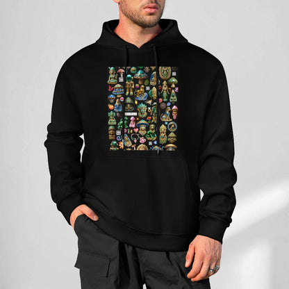 DTF 250gsm Cotton Men's Hoodie with Pocket (Front Printing)