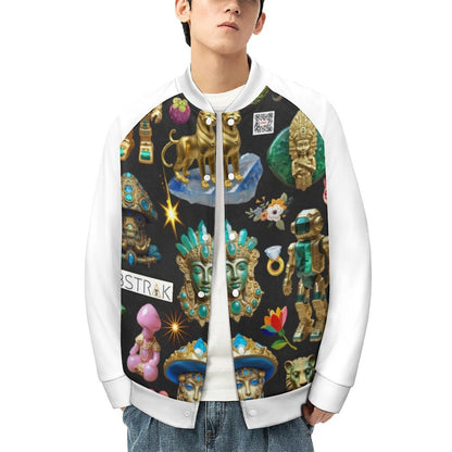 Men's Baseball Jacket (All-Over Printing)