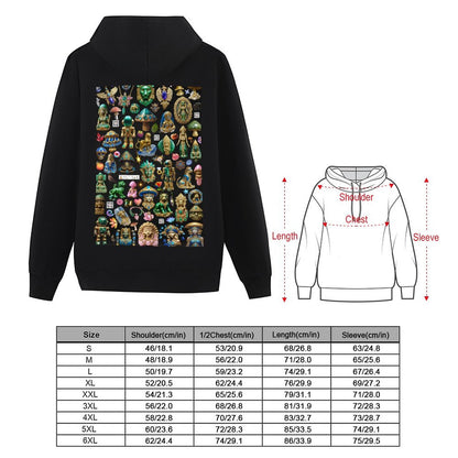 DTG 255gsm Cotton Men's Hoodie Back Print (Back Printing)