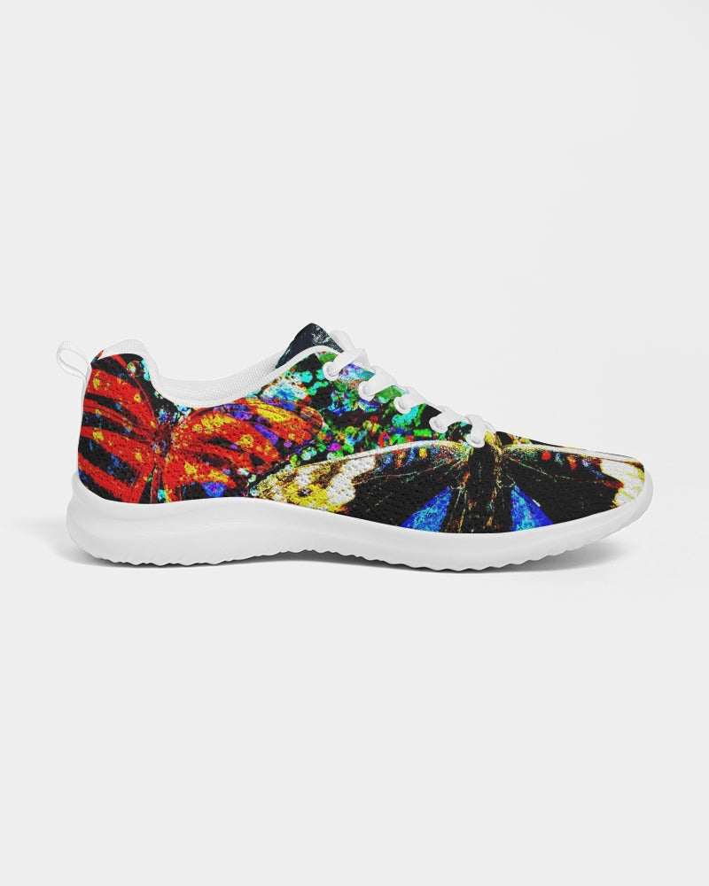 Obsidian Dreamscape Abstract Design Women's Athletic Shoe