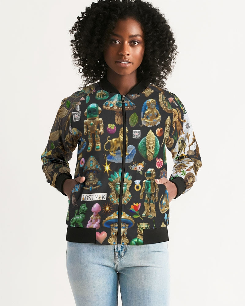 IMG_3100 Women's All-Over Print Bomber Jacket