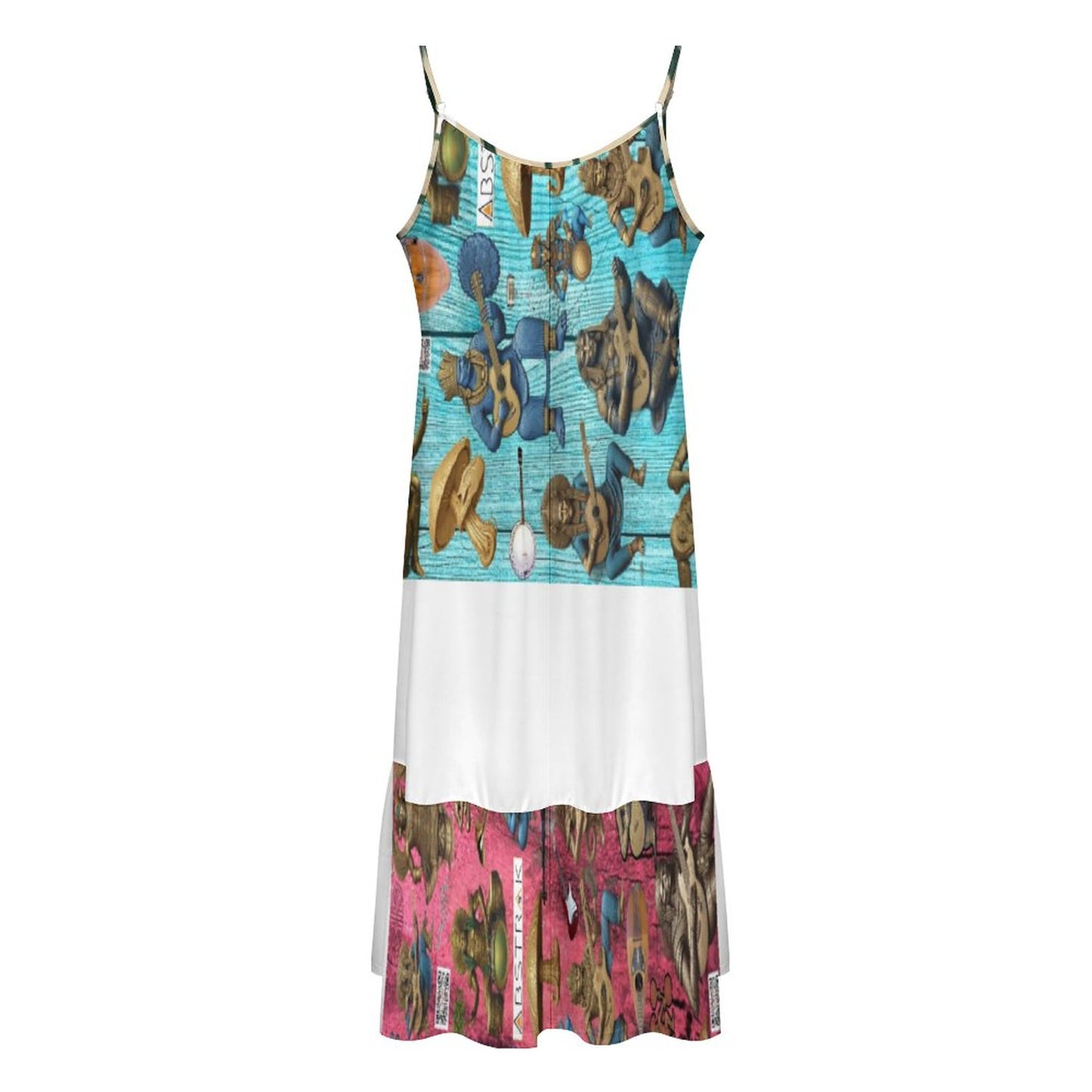 Spaghetti Strap Dress KQ (All-Over Printing)