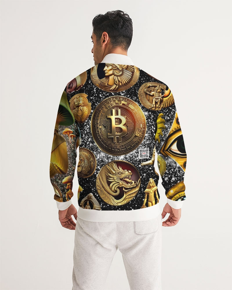 Illustration Abstrak Men's All-Over Print Track Jacket