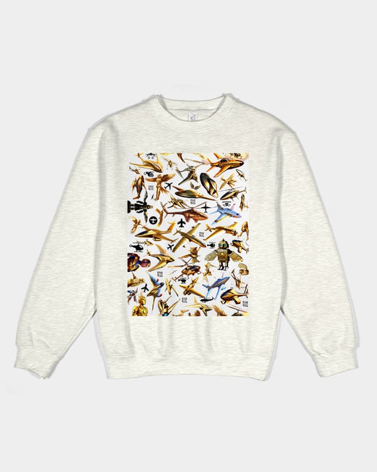 Planes Abstrak Unisex Premium Crewneck Sweatshirt | Lane Seven