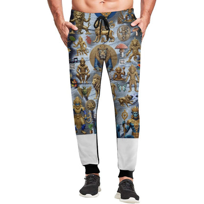 Men's Printed Sweatpants (Front All-Over Printing)