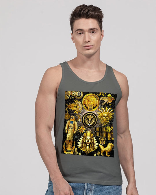 Ancient Abstrak Unisex Jersey Tank | Bella + Canvas