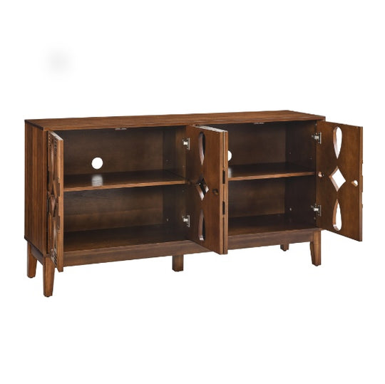 60.5 Inch Medieval Modern Sideboard Buffet Cabinet With Lockers