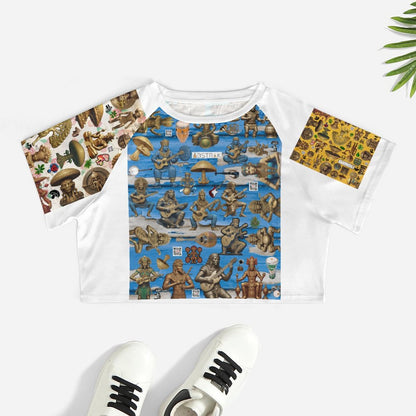 Short Sleeve Navel Shirt Baby Tee NT29 (All-Over Printing)