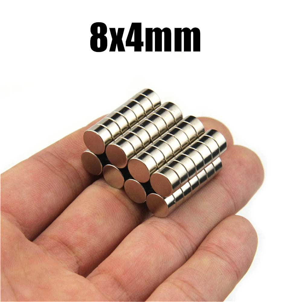 Dia 8mm 8x1 8x2 8x3 8x4 8x5 8x6 8x8 8x10 8x15 8x20mm Super Strong Magnets NdFeB Neodymium Thin Small Disc Magnet Permanent N35