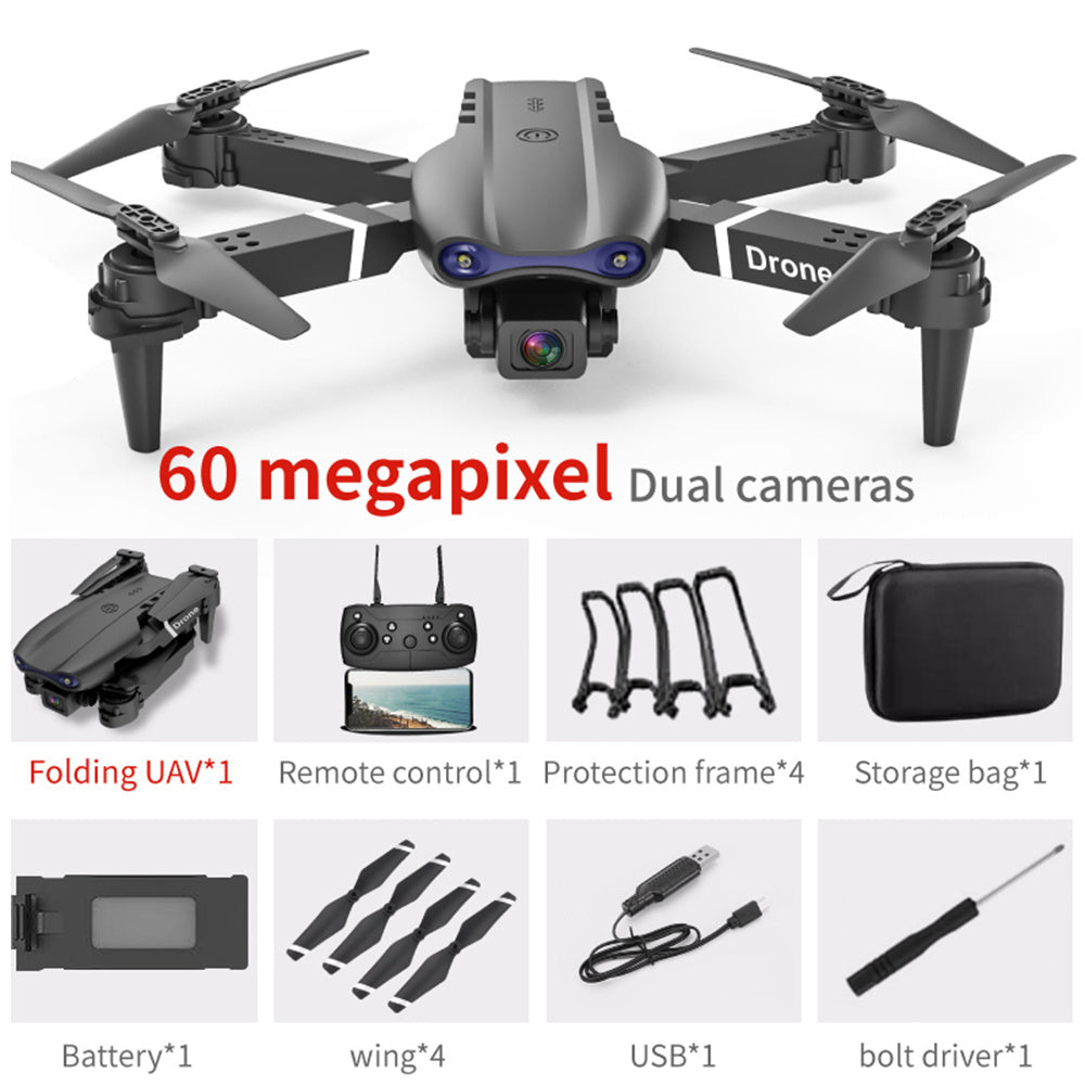 E99 Folding Drone Quadcopter Remote Control Handle Four Axis HD 4K Photography UAV Altitude Fixation