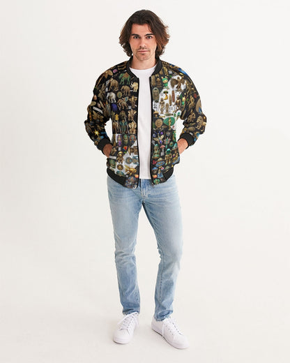 Abstraknyc Men's All-Over Print Bomber Jacket