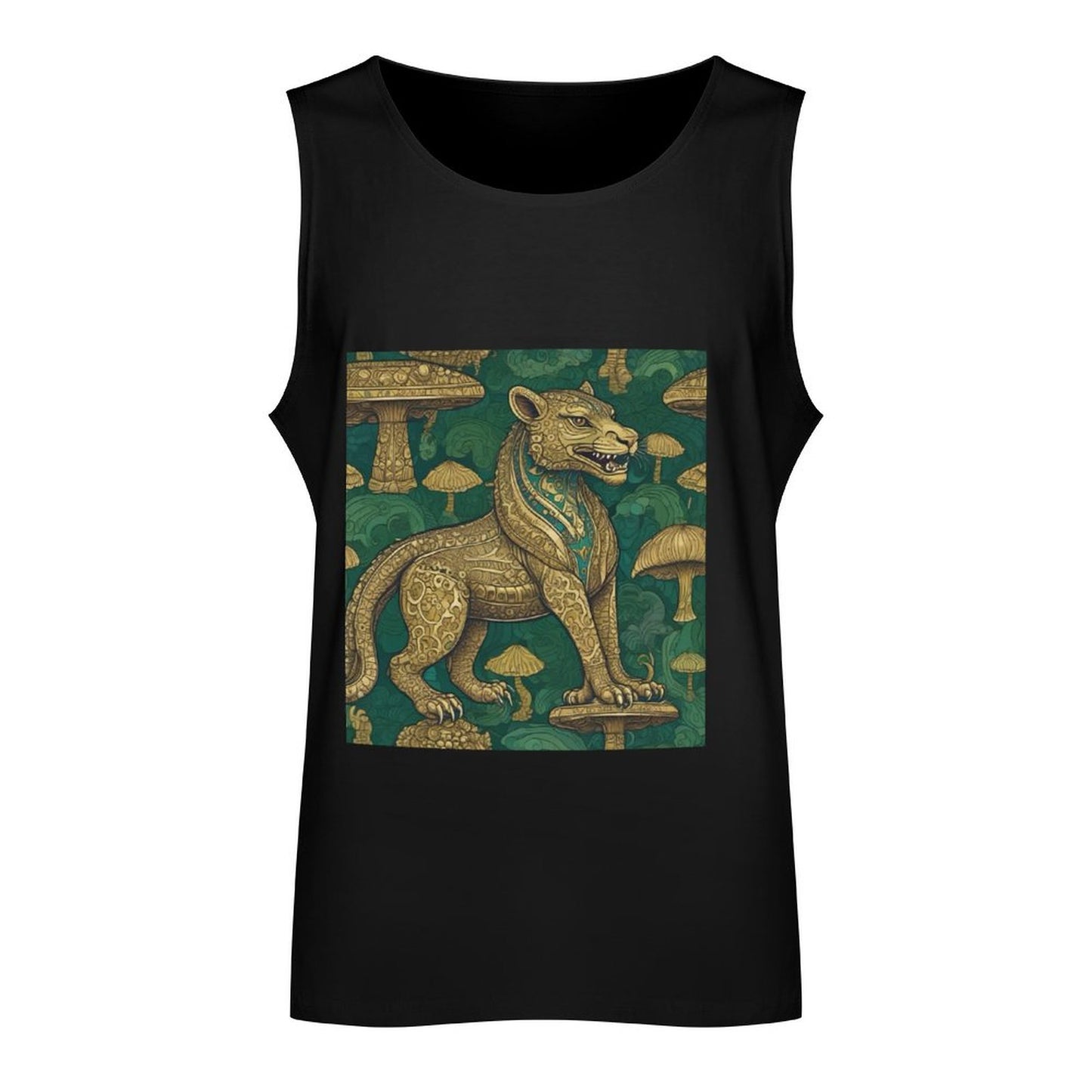 DTF 160gsm Men's Cotton Tank Top BX (Dual-sided Printing)