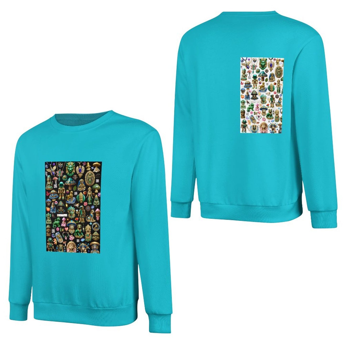 DTF 250gsm Cotton Men's Sweatshirt (Dual-sided Printing)