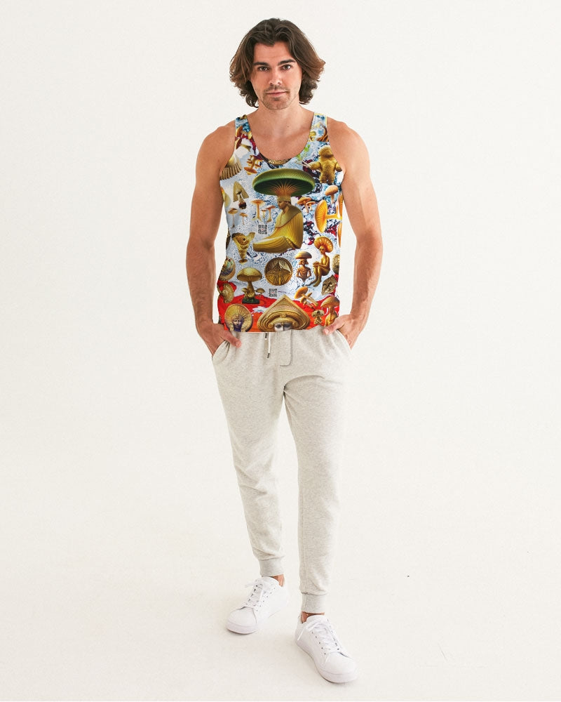 Illustration Abstrak Men's All-Over Print Tank