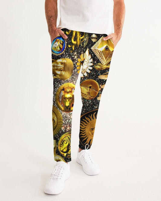 Ancient Abstrak Men's All-Over Print Joggers