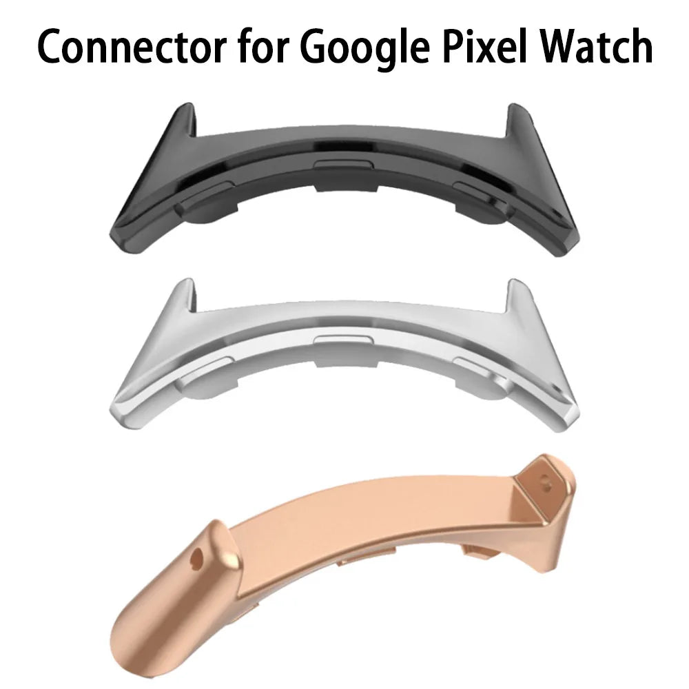 2PCS 20mm Metal Connector for Google Pixel Watch Band Smartwatch Adapters for Pixel Watch Accessories Compatible Link Bandwidth