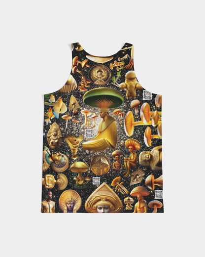 Illustration Abstrak Men's All-Over Print Tank