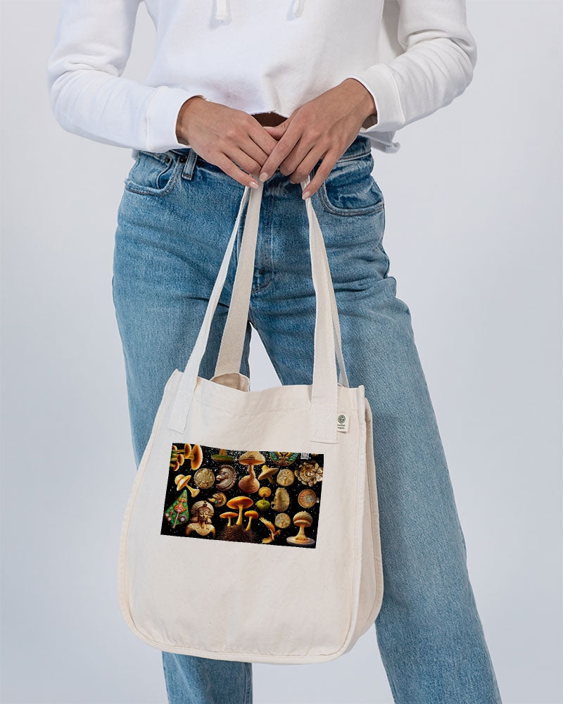 Nature Abstrak Organic Cotton Canvas Market Tote | Econscious