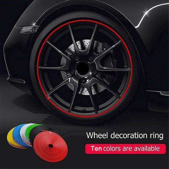 8M/Roll Rim Blades For Car Wheel Rim Protector Decoretion Strip