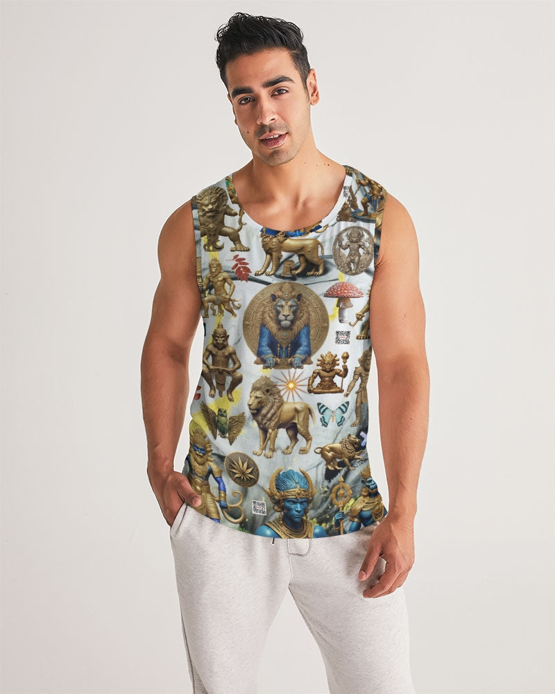 Abstraknyc Men's All-Over Print Sport Tank